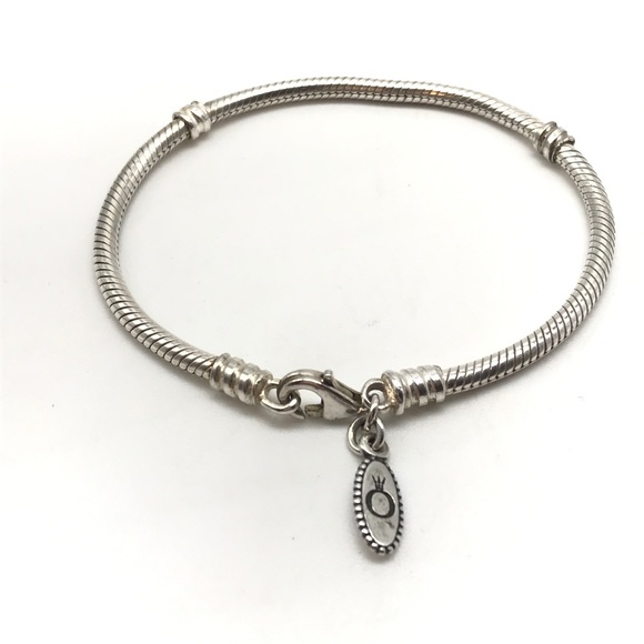 Pandora Sterling Silver Retired Snake Chain Bracelet